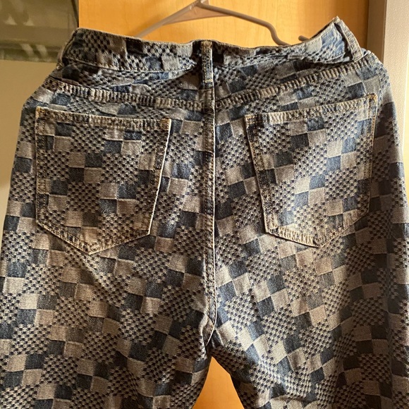 funky pattern boyfriend jeans - Picture 3 of 4
